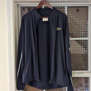 Lacoste Full Zip Jacket, Men's Medium, Navy